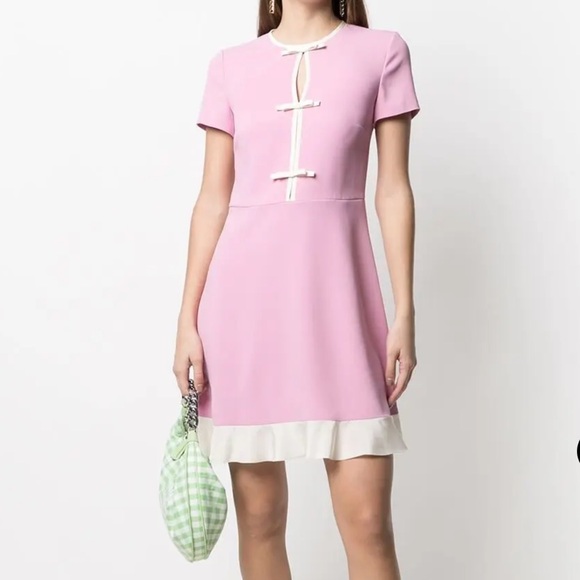 NEW RED Valentino Pink Bow Dress